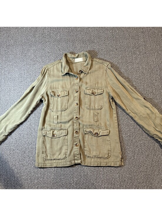 Altar'd State Jackets & Blazers - Altar’d State Anthropologie Army Green Tie Utility Jacket Medium Missing Belt